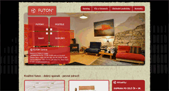 Desktop Screenshot of futoncentre.cz