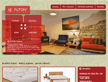 Tablet Screenshot of futoncentre.cz